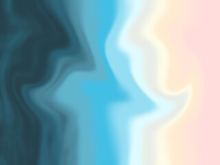 Transition Wallpaper in Blau