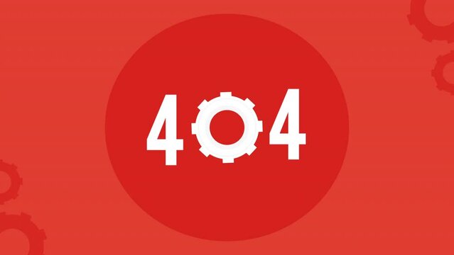 404 connectivity error with gear animation