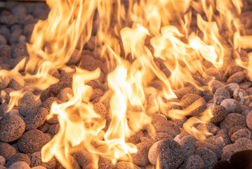 fire in a fire