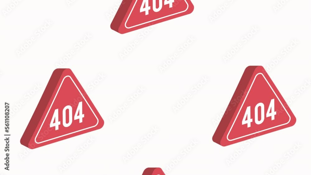 Poster 404 connectivity error in triangles pattern