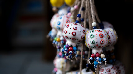 Evil eye, souvenir from holiday. The most common to buy in the Mediterranean destinations such eg...