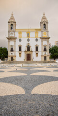 Fototapeta na wymiar Carmel Church in the pretty town of Faro, southern Portugal
