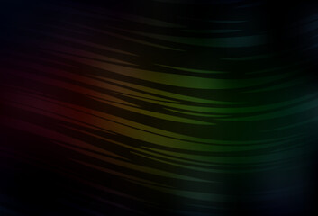 Dark Green, Red vector modern elegant background.