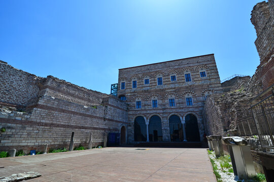 Located in Istanbul, Turkey, Tekfur Palace was built during the Byzantine period.