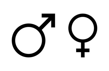 Gender symbol vector