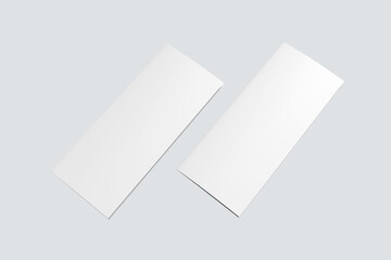 Trifold brochure mockup