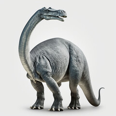 Obraz premium Brontosaurus full body image with white background ultra realistic