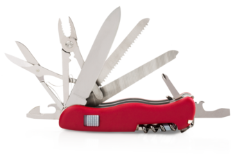Multifunction swiss  knife with saw and scissors