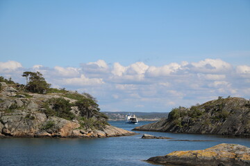 Fototapeta premium Landscape of Styrsö island in Gothenburg, Sweden