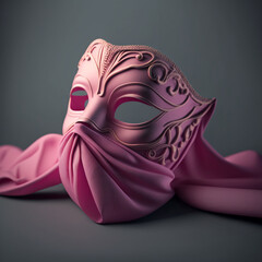 Pink sleeping mask. For parties and sleeping.