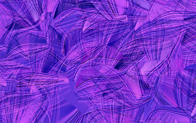Light Purple, Pink vector pattern with random forms.