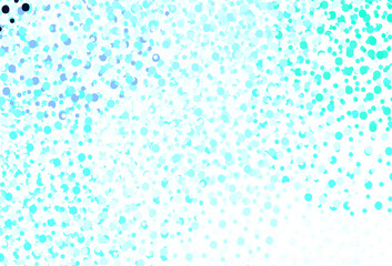 Light Green vector layout with circle shapes.