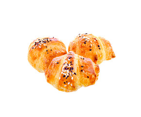 Croissant on  transparent png