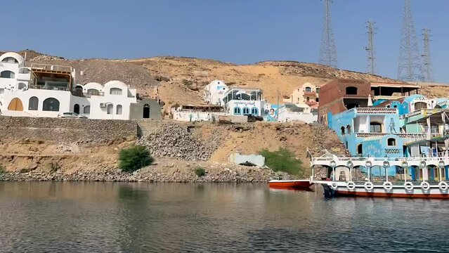 Timelapse del pueblo nubio desde el Nilo