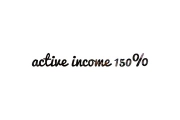 Active Income, Getting Wages For Work, Increase Profit. Man Works, Earns Salary At Paid Job. Businessman Stands With Shovel And Digs Out Money. Idea Of Financial Growth And Business Development.