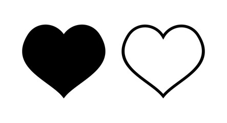 Love icon vector illustration. Heart sign and symbol. Like icon vector.