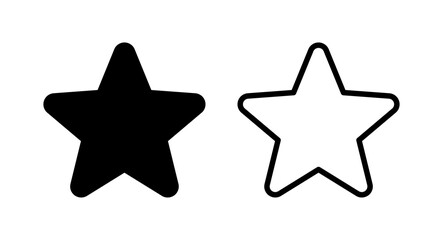 Star Icon vector illustration. rating sign and symbol. favourite star icon