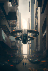 The vertical world of the future and flying cars