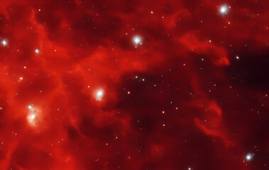 Gas Nebula - Stars - Sun - Pillars of Creation - Deep Space -  Astrophotograph - Galaxys - Deep Field -  Astronomy - Cosmology - Astrophysics - Milky Way Galaxy - Universe - Cosmos - Science Fiction