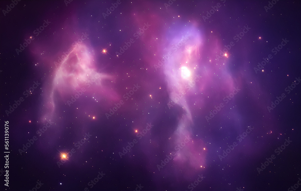 Wall mural gas nebula - stars - sun - pillars of creation - deep space - astrophotograph - galaxys - deep field