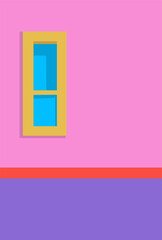 illustration vector graphic of window perfect for posters, pamphlets, wall hangings, decorations, designs, wallpapers, backgrounds, and cards