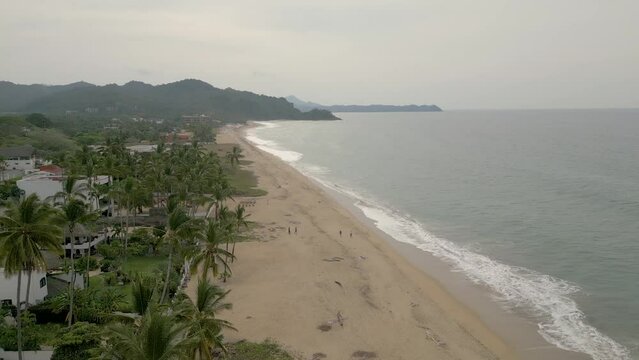 Playa San Pancho Nayarit M&eacute;xico 4k 