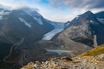 Athabasca glacier Banff Alberta Canada
