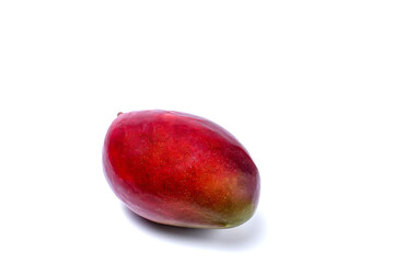 Fresh organic mango isolated on white background. Clipping path mango
