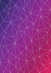 Abstract Geometric Triangle Shape with Polygon Background Design