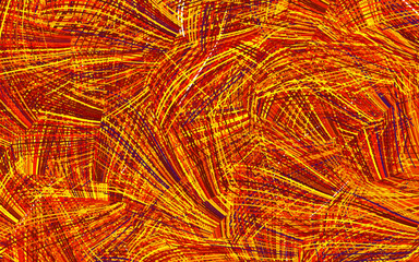 Light Pink, Yellow vector pattern with lines.