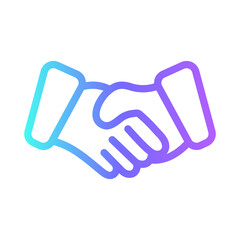 Obraz premium Handshake icon