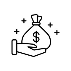 Earn money icon