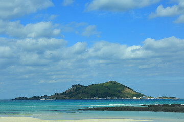 Obraz premium Biyangdo, a beautiful island in Jeju Island