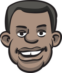 black face with speech bubble - PNG image with transparent background