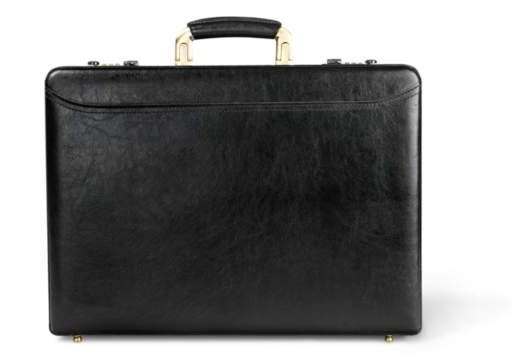 Beautiful new black business briefcase
