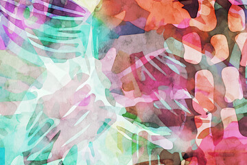Fototapeta na wymiar Beautiful abstract hand-drawn geometric illustration background