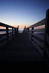 Obraz premium pier at sunset