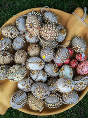 Handmade DIY Easter crafts decoration eggs