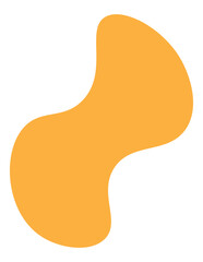 simple orange blob