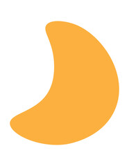 simple orange blob