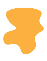 simple orange blob