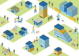 ペットとの暮らしを楽しむ人達