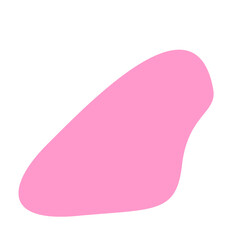 aesthetic pink blob shape
