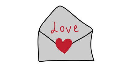 envelope love valentine