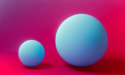 modern background with soft colorful ball for background and bcakdrop website, generative ai beautiful background