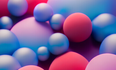 modern background with soft colorful ball for background and bcakdrop website, generative ai beautiful background