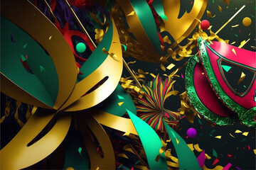 carnival 2023 ilustration tracks, glitter fest and brazilian