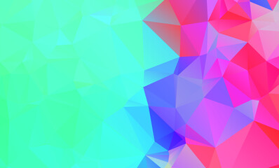 Fototapeta premium Low poly mosaic background. Template design. Copy space. Vector clip art.