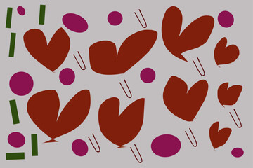 creative design of abstract background illustration with valentine's day theme suitable for: love symbol, love greeting, love day, love card, romance, celebration, romantic, holiday, banner, greeting.