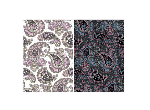 SEAMLESS PAISLEY PATTERN INTRICATE FLORAL FOR FABRIC BACKGROUNDS